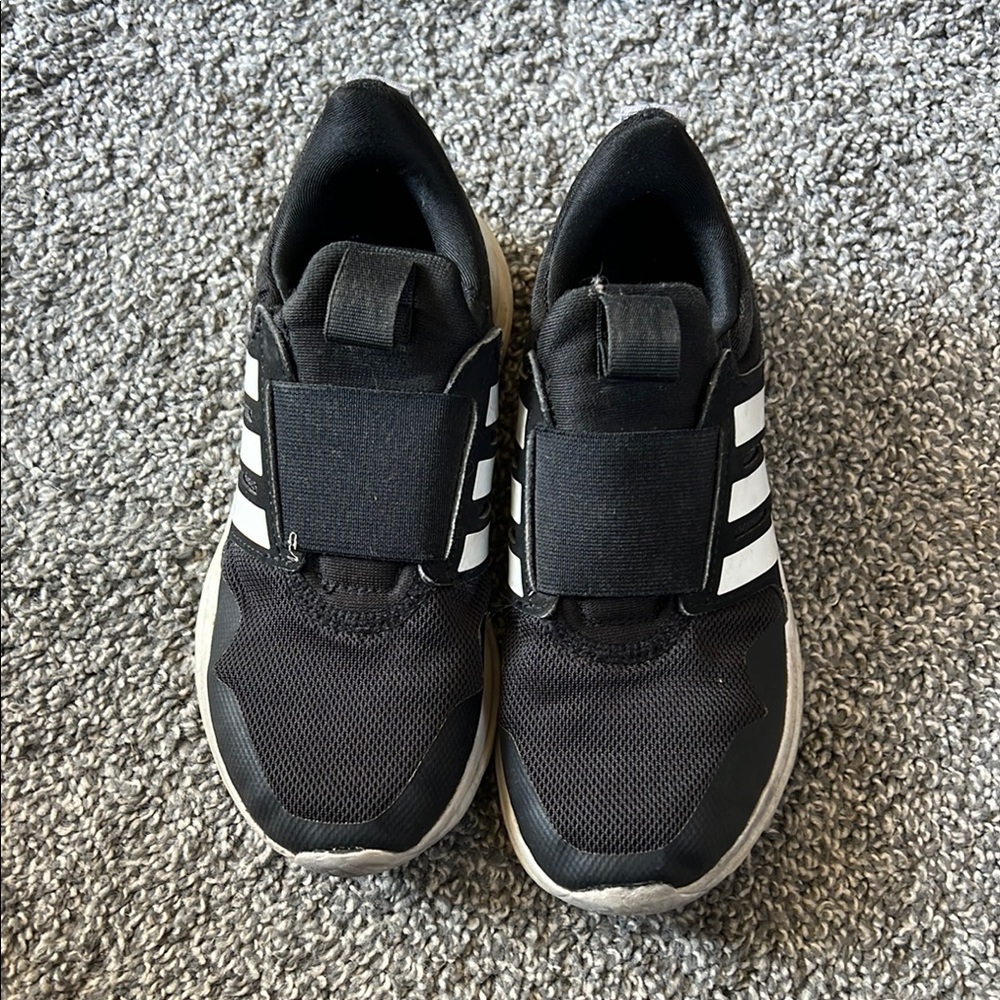 Adidas Kids Black and White Sneakers